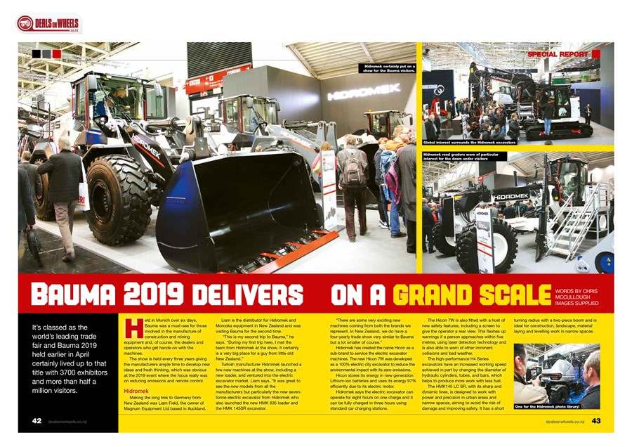 Bauma 2019 delivers on a grand scale